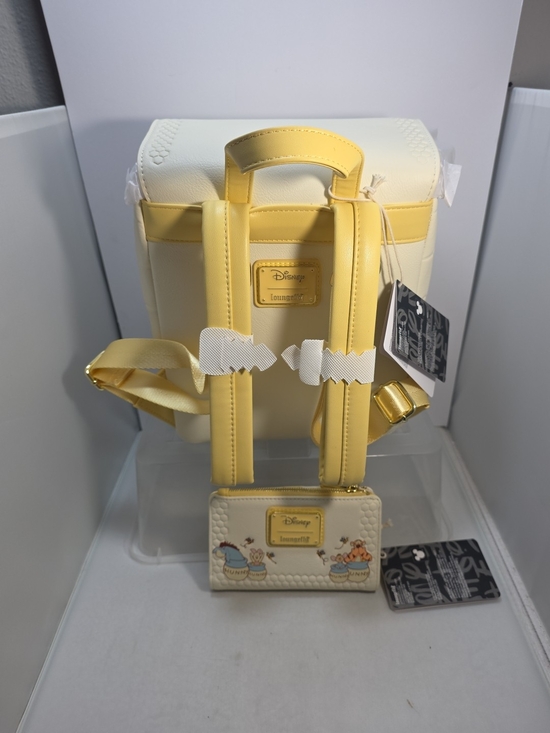 Loungefly Disney Winnie the Pooh Honey Pot Mini Backpack & Wallet NWT main image 8